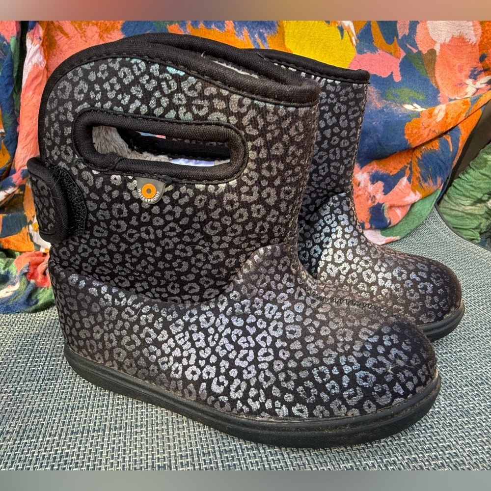 Bogs Kids' Leopard Print Boots